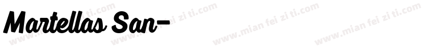 Martellas San字体转换